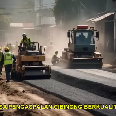 Layanan Jasa Pengaspalan Hotmix Terbaik di Cibinong